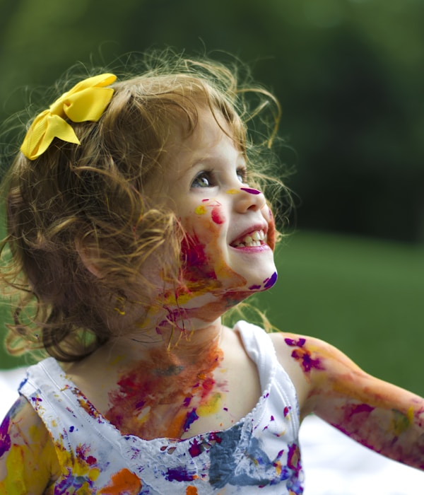 Child learning with Montessori materials